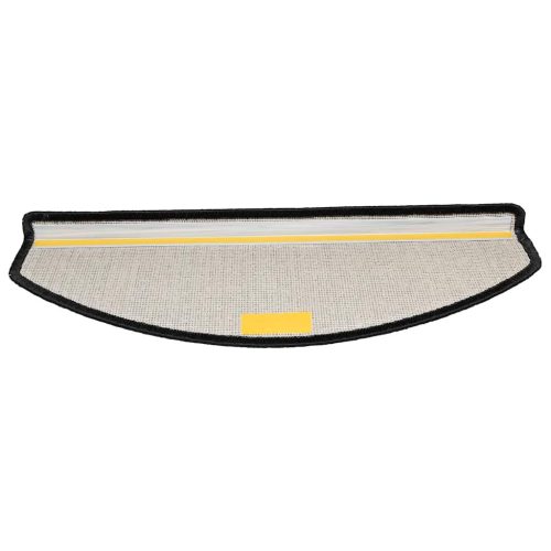  20 db antracitszürke félkör alakú lépcsőszőnyegek 65 x 24 x 4 cm