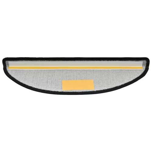  20 db sötétszürke, félkör alakú, nagy lépcsőszőnyeg 65 x 24 x 4 cm