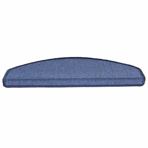  20 db kék, félkör alakú, nagy lépcsőszőnyeg 65 x 24 x 4 cm