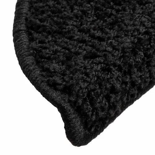  30 db fekete lépcsőszőnyeg 56x17x3 cm