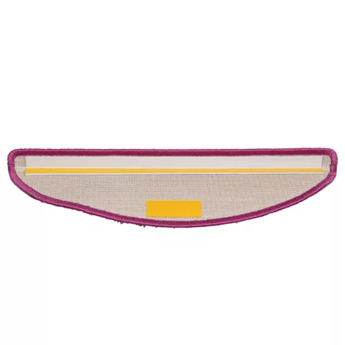  30 db lila félkör alakú lépcsőszőnyeg 56 x 17 x 3 cm