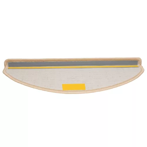  30 db krém lépcsőszőnyeg 65x21x4 cm