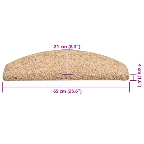  30 db arany lépcsőszőnyeg 65x21x4 cm