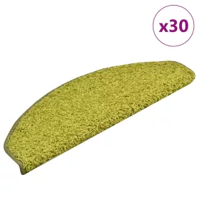  30 db zöld lépcsőszőnyeg 65 x 21 x 4 cm
