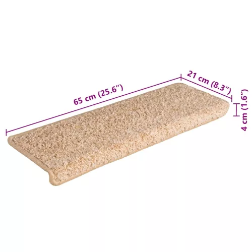  30 db arany lépcsőszőnyeg 65 x 21 x 4 cm