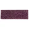  30 db lépcsőszőnyeg, 65 x 21 x 4 cm, sötétlila, téglalap alakú széllel