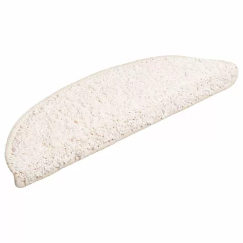  20 db fehér lépcsőszőnyeg 56x17x3 cm
