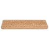  20 db lépcsőszőnyeg, 65 x 21 x 4 cm, bézs, téglalap alakú széllel