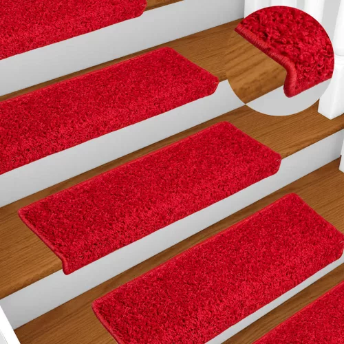  20 db piros lépcsőszőnyeg 65 x 21 x 4 cm