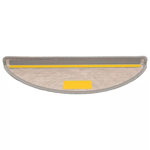  30 db ezüst lépcsőszőnyegek öntapadós szizál kinézetű 56x17x3cm