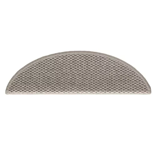  30 db ezüst lépcsőszőnyegek öntapadós szizál kinézetű 56x17x3cm