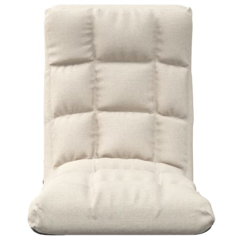  krémszínű szövet összecsukható matracszék