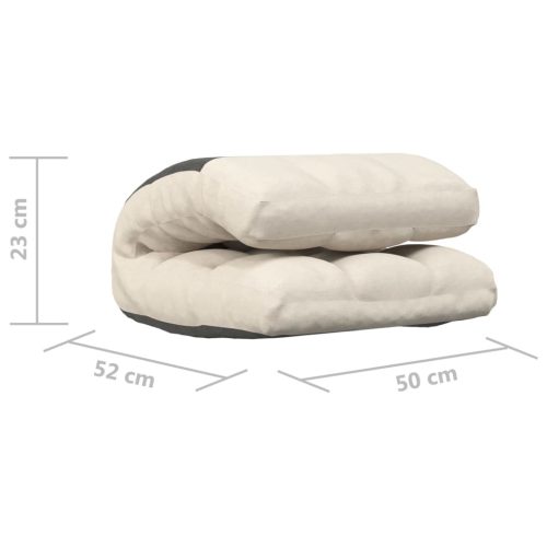  krémszínű szövet összecsukható matracszék