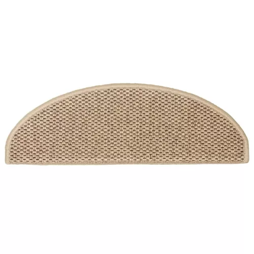  30 db lépcsőszőnyegek öntapadós szizál kinézetű 65x21x4 cm