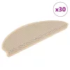  30 db lépcsőszőnyegek öntapadós szizál kinézetű 65x21x4 cm