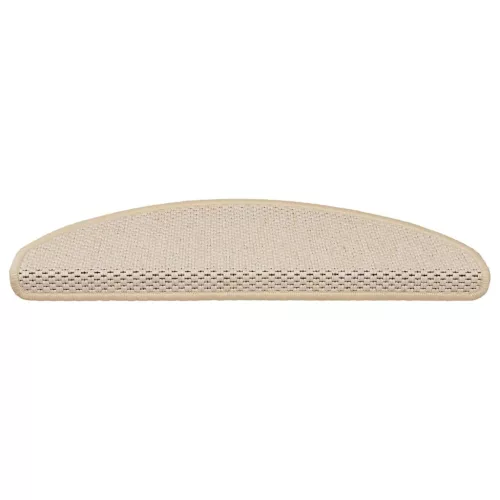  30 db lépcsőszőnyegek öntapadós szizál kinézetű 65x21x4 cm