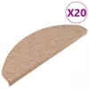  20 db bézs öntapadó lépcsőszőnyeg 65 x 22,5 x 3,5 cm