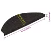  20 db antracitszürke öntapadó lépcsőszőnyeg 65 x 22,5 x 3,5 cm