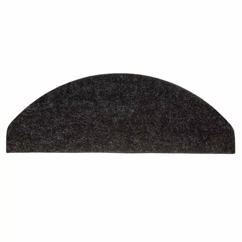  20 db fekete öntapadó lépcsőszőnyeg 56 x 17 x 3 cm