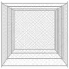 Kutyaketrec Ezüst 600 x 200 x 200 cm Horganyzott acél