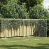 Kutyaketrec Ezüst 400 x 200 x 256 cm Horganyzott acél