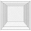 Kutyaketrec Ezüst 800 x 200 x 200 cm Horganyzott acél