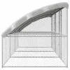  Kutyaház tárolóval 3 pcs Ezüst 6 x 2 x 2 m Acél