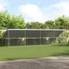  Kutyaház tárolóval 4 pcs Ezüst 8 x 2 x 2 m Acél