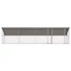  Kutyaház tárolóval 4 pcs Ezüst 8 x 2 x 2 m Acél