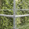  Kutyaház tárolóval 4 pcs Ezüst 8 x 2 x 2 m Acél