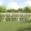  Kutyaház tárolóval 3 pcs Ezüst 6 x 2 x 2 m Acél
