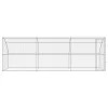  Kutyaház tárolóval 3 pcs Ezüst 6 x 2 x 2 m Acél