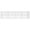  Kutyaház tárolóval 4 pcs Ezüst 8 x 2 x 2 m Acél