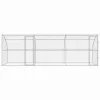  Kutyaház tárolóval 3 pcs Ezüst 6 x 2 x 2 m Acél