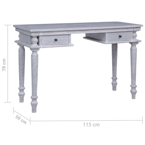  tömör mahagóni íróasztal 115 x 50 x 78 cm