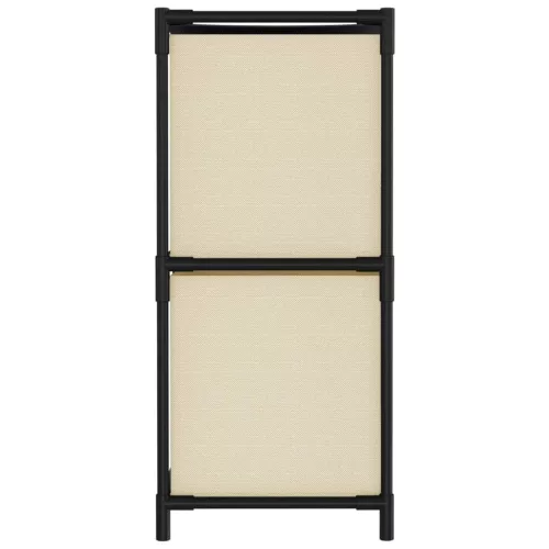  acél tárolószekrény 4 krémszínű szövetkosárral 63 x 30 x 71 cm