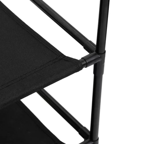  6 fiókos fekete acél tárolószekrény 55 x 29 x 55 cm