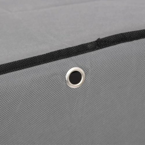  szürke szövet cipősszekrény 60 x 30 x 166 cm