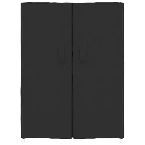  fekete szövet cipősszekrény 60 x 28 x 90 cm