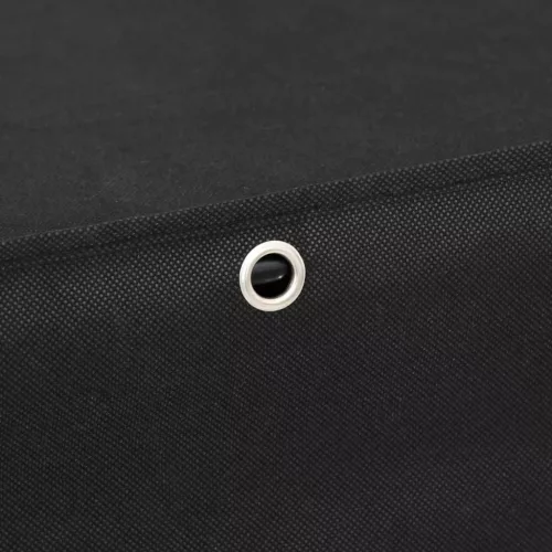  fekete szövet cipősszekrény 60 x 28 x 90 cm