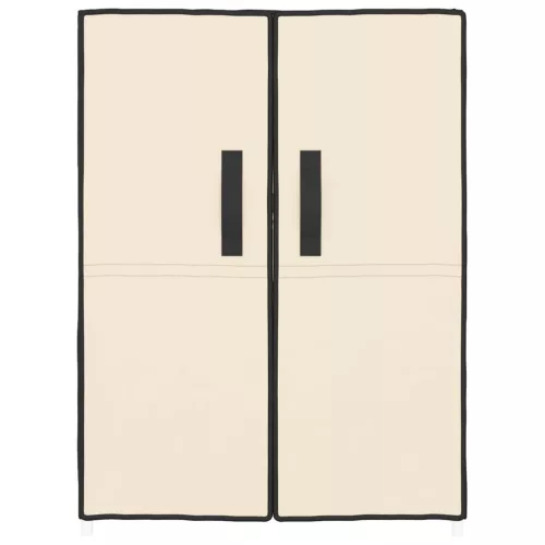  krémszínű szövet cipősszekrény 60 x 28 x 90 cm