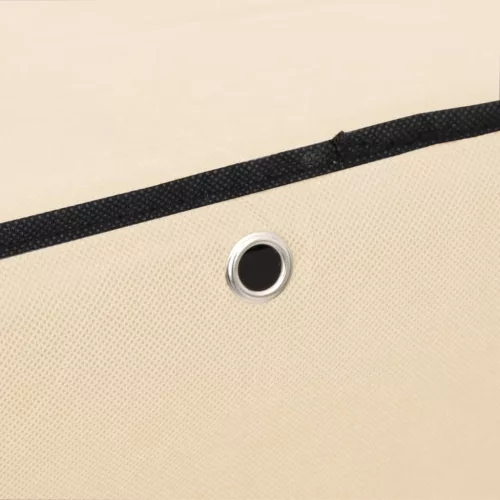  krémszínű szövet cipősszekrény 60 x 28 x 90 cm