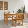  Kert étkező szett 3 pcs Barna Tömör Akácfa