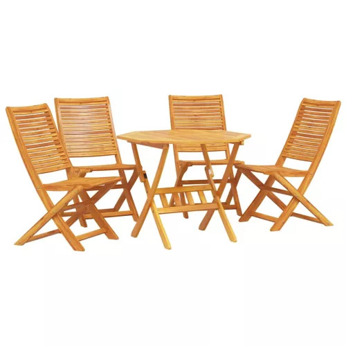  Kert étkező szett 5 pcs Barna Tömör Akácfa