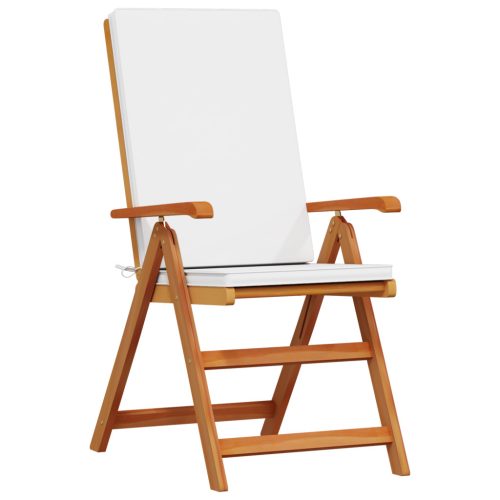  Dönthető Kerti Székek Párnákkal 8 db Tömör Tíkfából