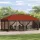  Oldalfalas pavilon 6 x 3 m Terrakotta Poliészter és acél 190