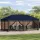 Oldalfalas pavilon 6 x 3 m Kék Poliészter és acél 190