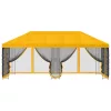  Oldalfalas pavilon 6 x 3 m Sárga Poliészter és acél 190