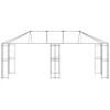  Pavilon Váz 6 x 3 m Fekete Acél