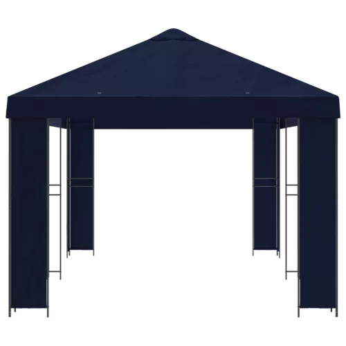  Kerti pavilon 6 x 3 m Kék Poliészter és acél 190